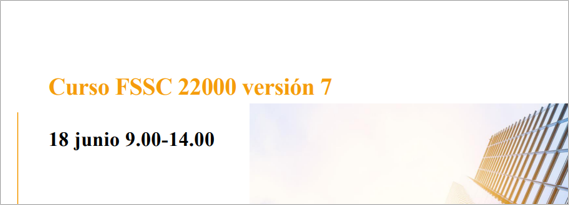 Curso FSSC 22000 versión 7